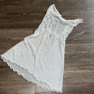 Whit swimsuit cover up